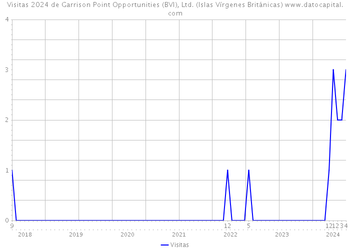Visitas 2024 de Garrison Point Opportunities (BVI), Ltd. (Islas Vírgenes Británicas) 