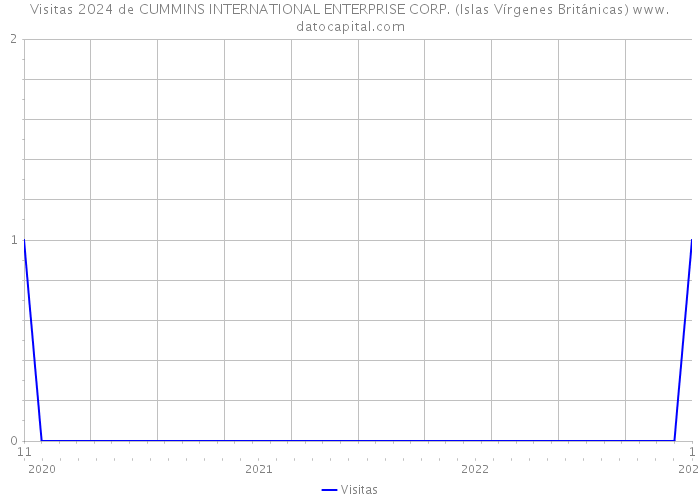 Visitas 2024 de CUMMINS INTERNATIONAL ENTERPRISE CORP. (Islas Vírgenes Británicas) 