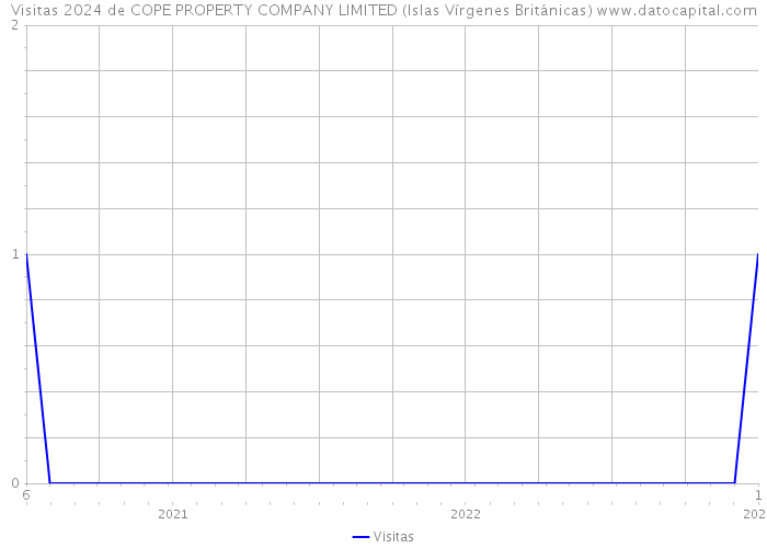 Visitas 2024 de COPE PROPERTY COMPANY LIMITED (Islas Vírgenes Británicas) 