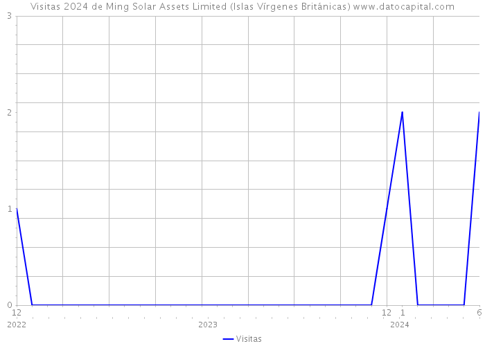 Visitas 2024 de Ming Solar Assets Limited (Islas Vírgenes Británicas) 