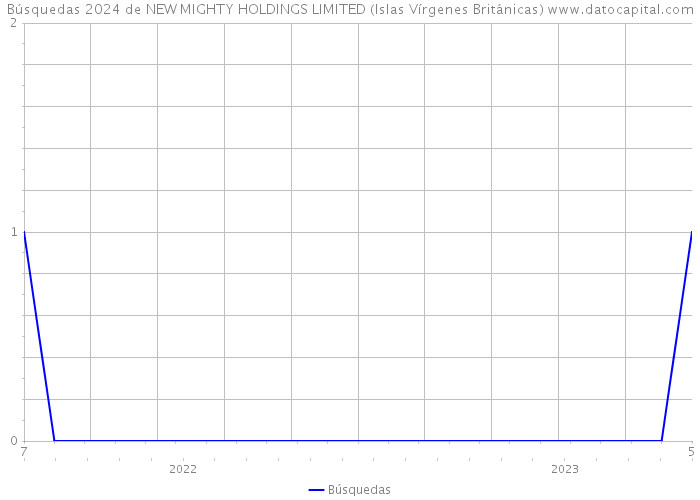 Búsquedas 2024 de NEW MIGHTY HOLDINGS LIMITED (Islas Vírgenes Británicas) 
