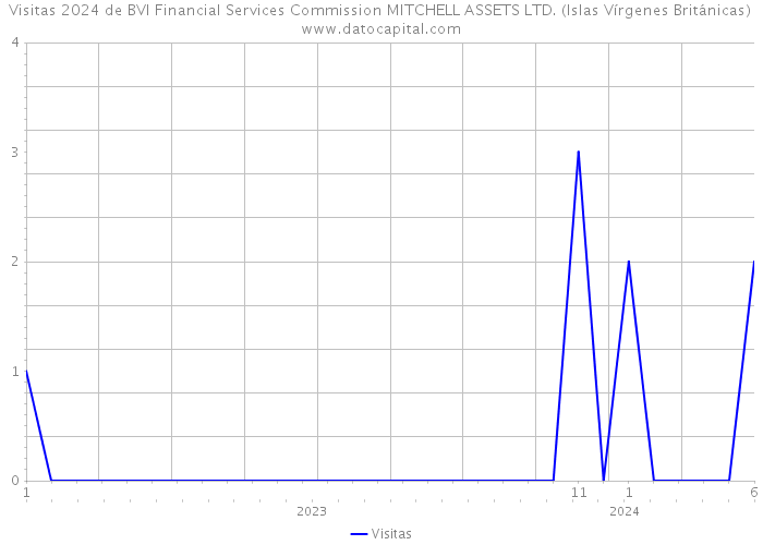 Visitas 2024 de BVI Financial Services Commission MITCHELL ASSETS LTD. (Islas Vírgenes Británicas) 