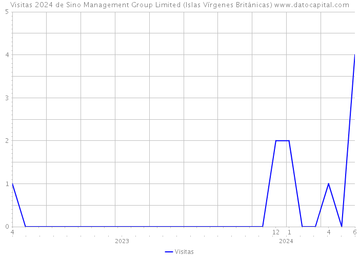 Visitas 2024 de Sino Management Group Limited (Islas Vírgenes Británicas) 