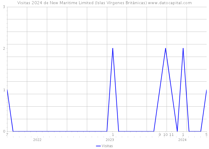 Visitas 2024 de New Maritime Limited (Islas Vírgenes Británicas) 