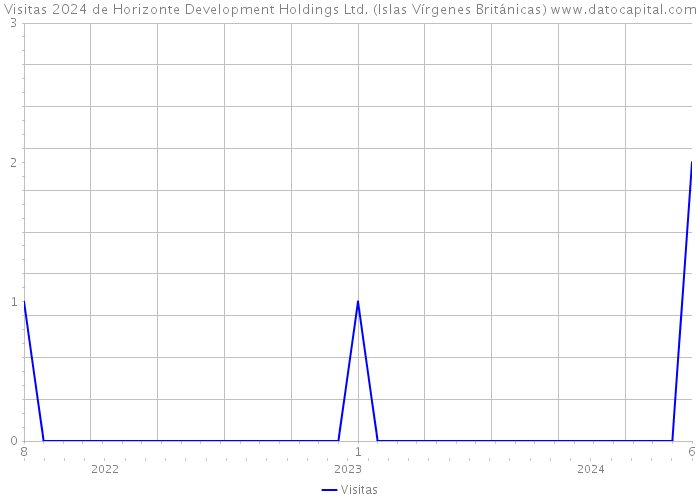 Visitas 2024 de Horizonte Development Holdings Ltd. (Islas Vírgenes Británicas) 