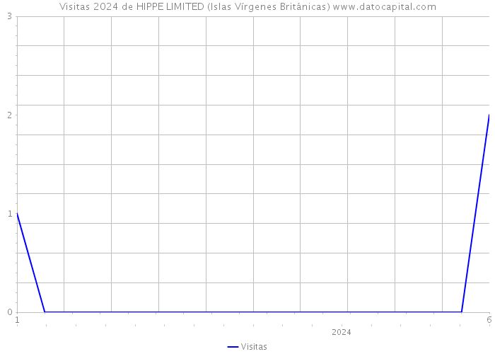 Visitas 2024 de HIPPE LIMITED (Islas Vírgenes Británicas) 