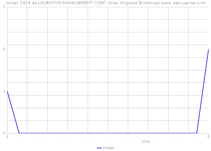 Visitas 2024 de LAURISTON MANAGEMENT CORP. (Islas Vírgenes Británicas) 