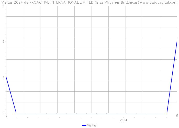 Visitas 2024 de PROACTIVE INTERNATIONAL LIMITED (Islas Vírgenes Británicas) 