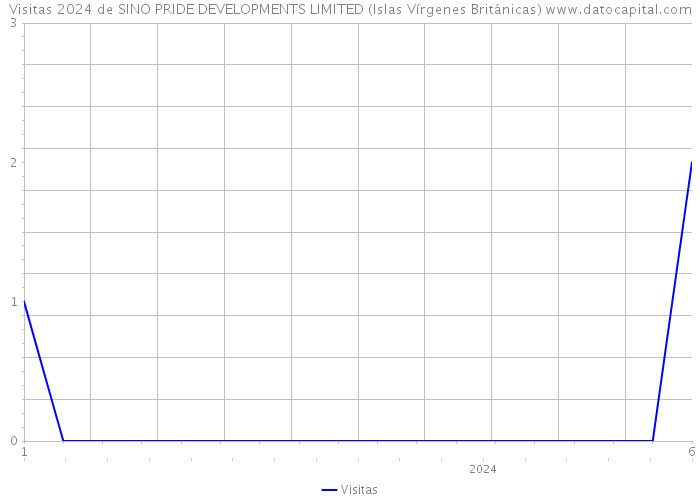 Visitas 2024 de SINO PRIDE DEVELOPMENTS LIMITED (Islas Vírgenes Británicas) 