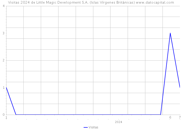 Visitas 2024 de Little Magic Development S.A. (Islas Vírgenes Británicas) 