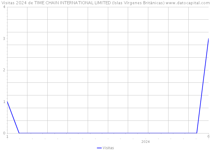 Visitas 2024 de TIME CHAIN INTERNATIONAL LIMITED (Islas Vírgenes Británicas) 