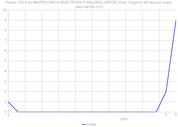 Visitas 2024 de WINTECH MICROELECTRONICS HOLDING LIMITED (Islas Vírgenes Británicas) 