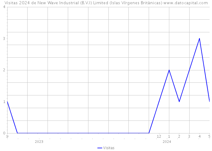 Visitas 2024 de New Wave Industrial (B.V.I) Limited (Islas Vírgenes Británicas) 