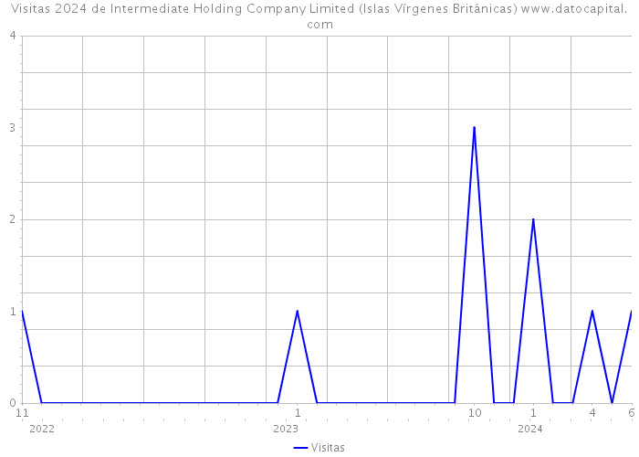 Visitas 2024 de Intermediate Holding Company Limited (Islas Vírgenes Británicas) 