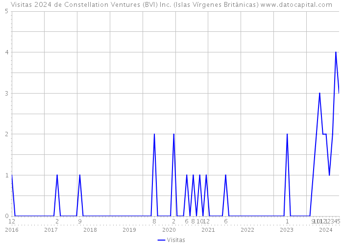 Visitas 2024 de Constellation Ventures (BVI) Inc. (Islas Vírgenes Británicas) 