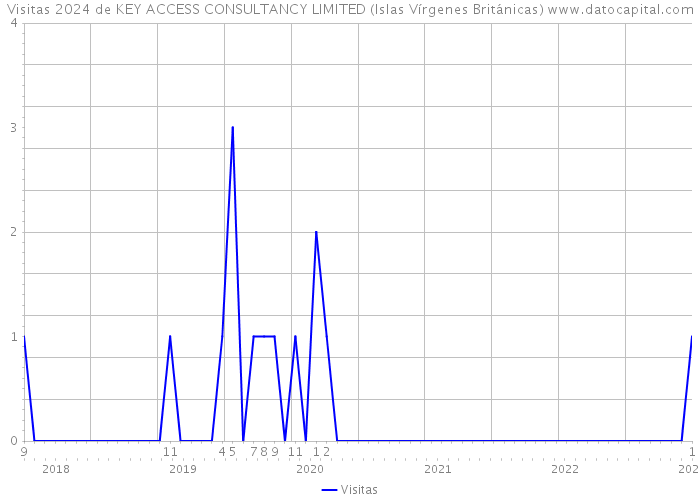 Visitas 2024 de KEY ACCESS CONSULTANCY LIMITED (Islas Vírgenes Británicas) 