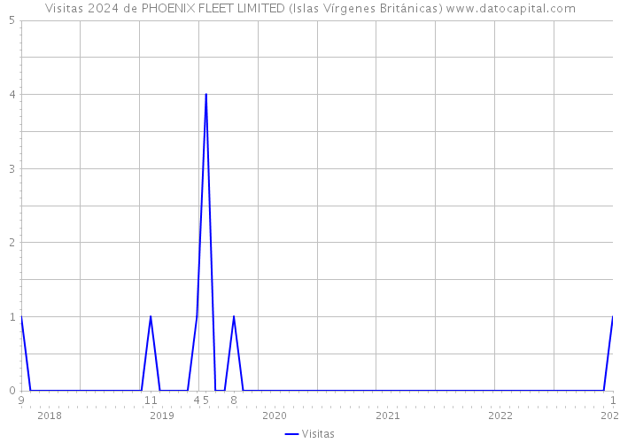 Visitas 2024 de PHOENIX FLEET LIMITED (Islas Vírgenes Británicas) 