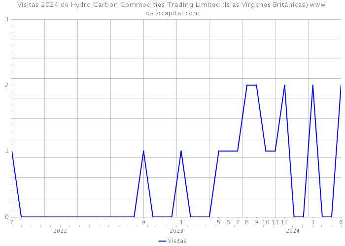 Visitas 2024 de Hydro Carbon Commodities Trading Limited (Islas Vírgenes Británicas) 