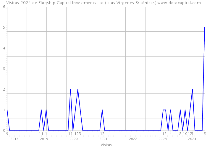 Visitas 2024 de Flagship Capital Investments Ltd (Islas Vírgenes Británicas) 