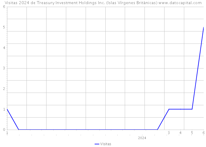 Visitas 2024 de Treasury Investment Holdings Inc. (Islas Vírgenes Británicas) 