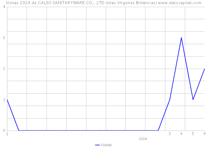 Visitas 2024 de CALSO SANITARYWARE CO., LTD (Islas Vírgenes Británicas) 