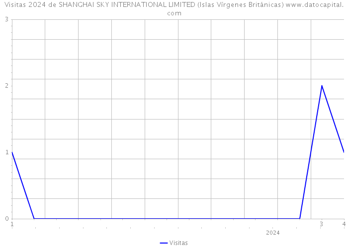 Visitas 2024 de SHANGHAI SKY INTERNATIONAL LIMITED (Islas Vírgenes Británicas) 