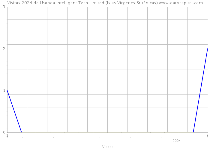 Visitas 2024 de Usanda Intelligent Tech Limited (Islas Vírgenes Británicas) 