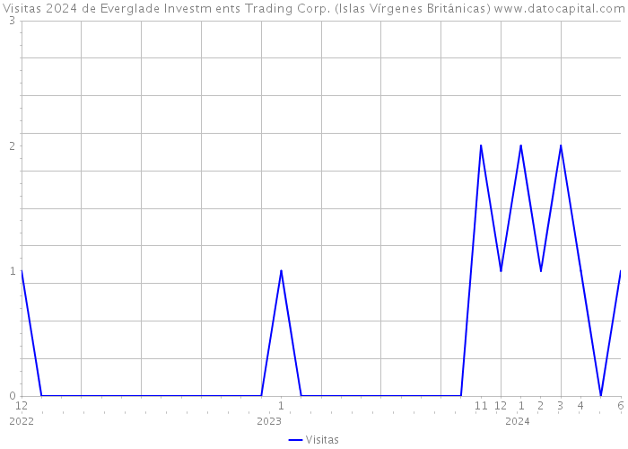 Visitas 2024 de Everglade Investm ents Trading Corp. (Islas Vírgenes Británicas) 