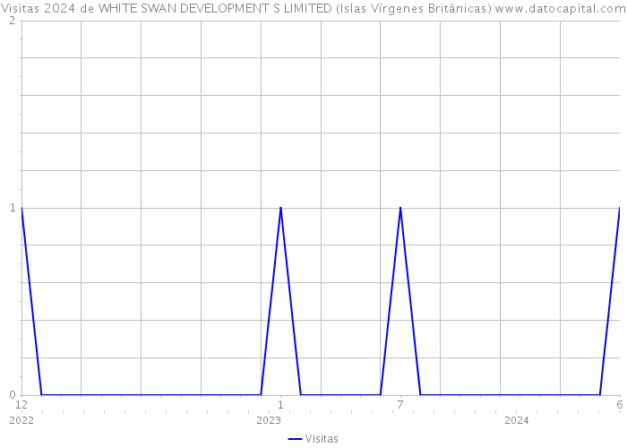 Visitas 2024 de WHITE SWAN DEVELOPMENT S LIMITED (Islas Vírgenes Británicas) 