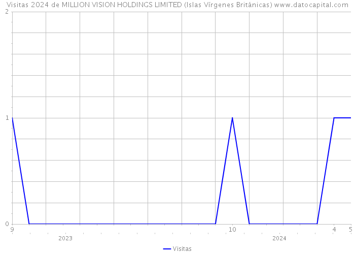Visitas 2024 de MILLION VISION HOLDINGS LIMITED (Islas Vírgenes Británicas) 