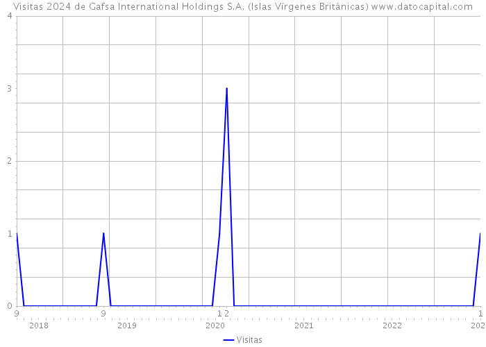Visitas 2024 de Gafsa International Holdings S.A. (Islas Vírgenes Británicas) 
