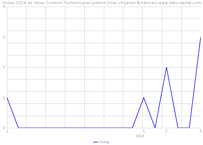 Visitas 2024 de Value Connect Technologies Limited (Islas Vírgenes Británicas) 