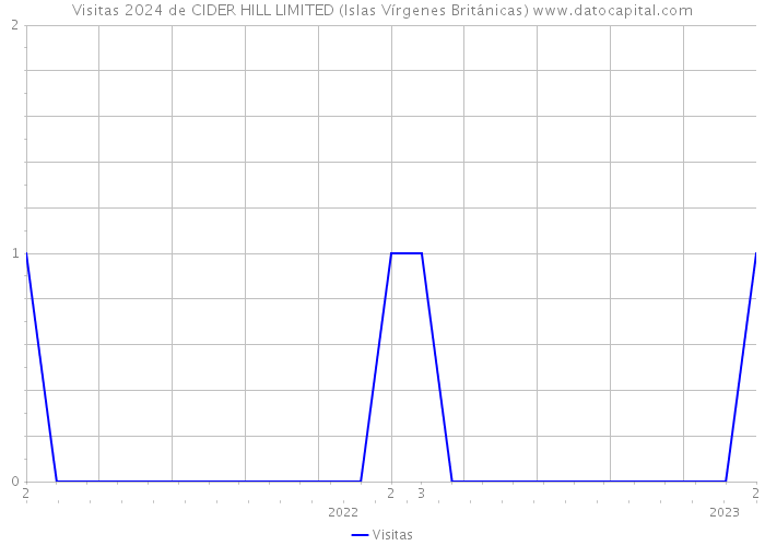 Visitas 2024 de CIDER HILL LIMITED (Islas Vírgenes Británicas) 