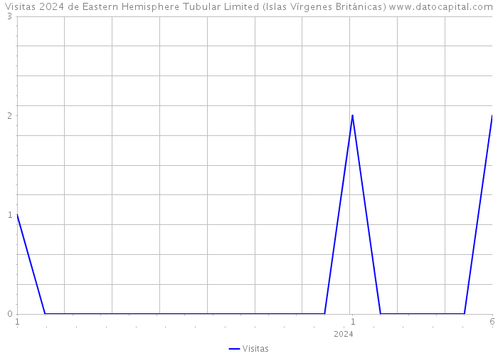 Visitas 2024 de Eastern Hemisphere Tubular Limited (Islas Vírgenes Británicas) 