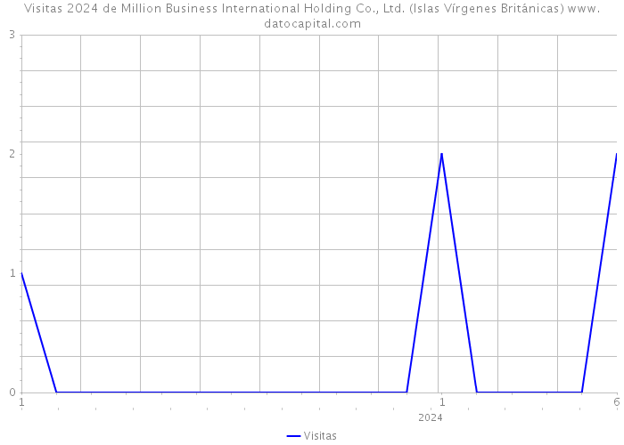 Visitas 2024 de Million Business International Holding Co., Ltd. (Islas Vírgenes Británicas) 
