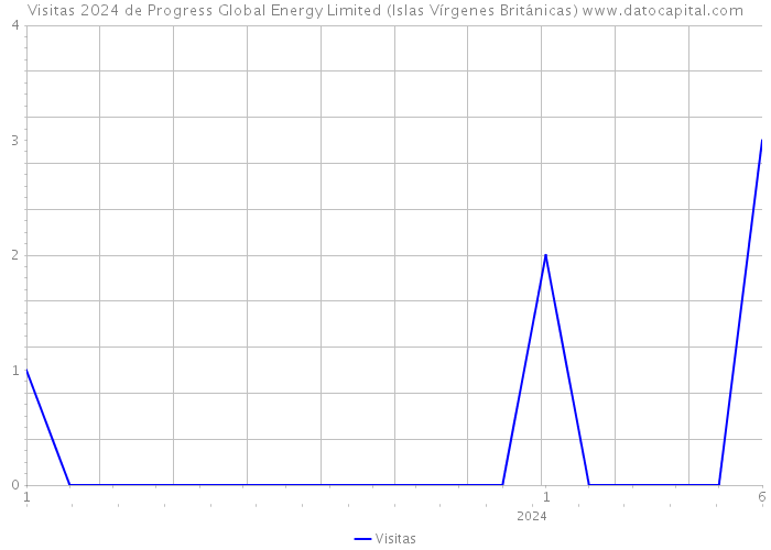 Visitas 2024 de Progress Global Energy Limited (Islas Vírgenes Británicas) 