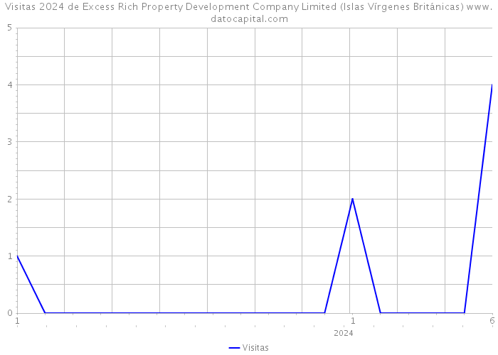 Visitas 2024 de Excess Rich Property Development Company Limited (Islas Vírgenes Británicas) 