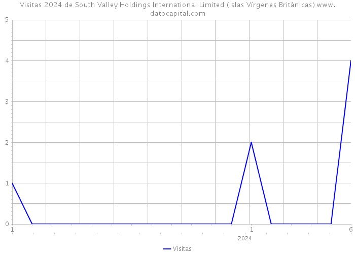 Visitas 2024 de South Valley Holdings International Limited (Islas Vírgenes Británicas) 