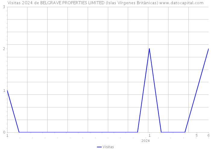 Visitas 2024 de BELGRAVE PROPERTIES LIMITED (Islas Vírgenes Británicas) 