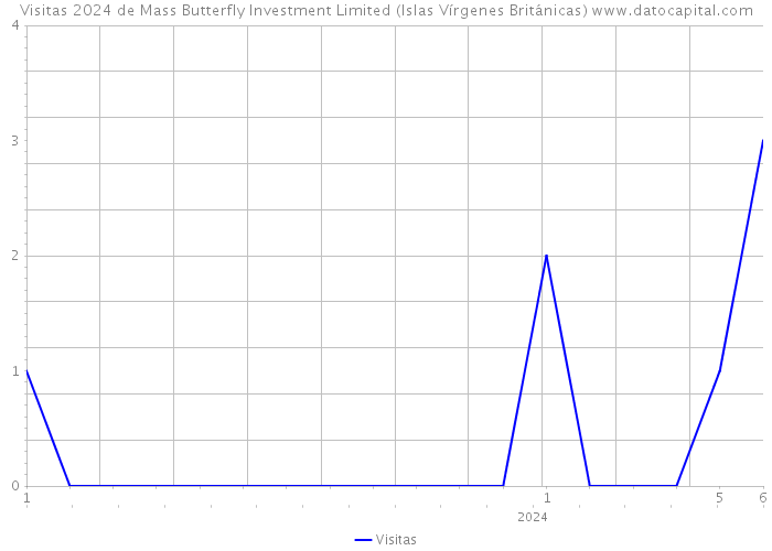Visitas 2024 de Mass Butterfly Investment Limited (Islas Vírgenes Británicas) 