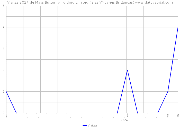 Visitas 2024 de Mass Butterfly Holding Limited (Islas Vírgenes Británicas) 