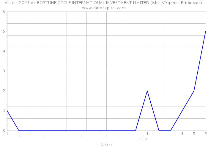Visitas 2024 de FORTUNE CYCLE INTERNATIONAL INVESTMENT LIMITED (Islas Vírgenes Británicas) 