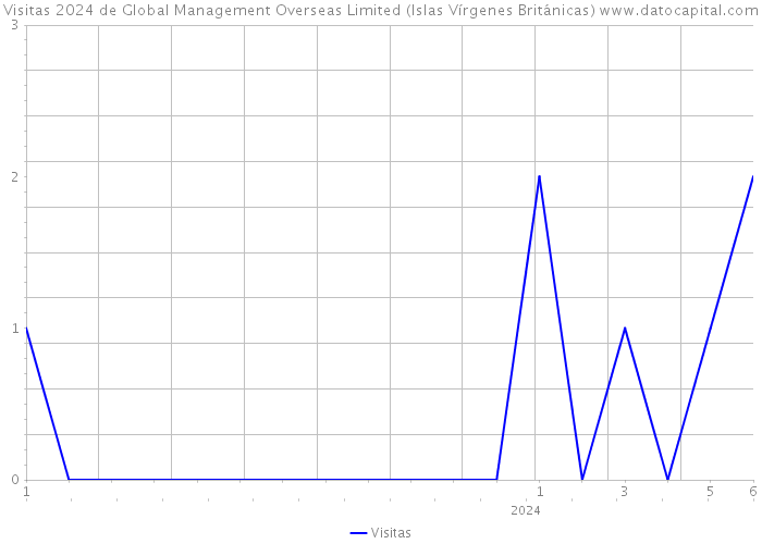 Visitas 2024 de Global Management Overseas Limited (Islas Vírgenes Británicas) 