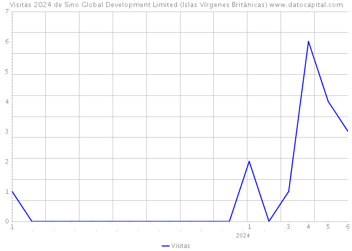 Visitas 2024 de Sino Global Development Limited (Islas Vírgenes Británicas) 