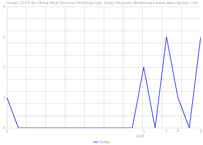 Visitas 2024 de China Med Services Holdings Ltd. (Islas Vírgenes Británicas) 