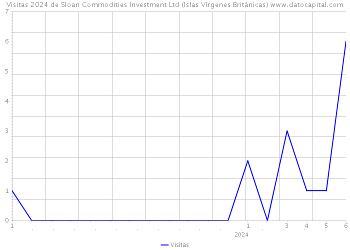 Visitas 2024 de Sloan Commodities Investment Ltd (Islas Vírgenes Británicas) 