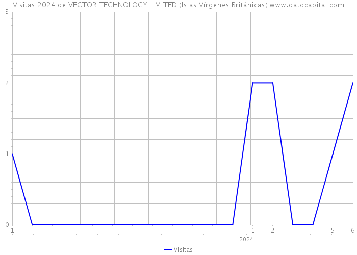 Visitas 2024 de VECTOR TECHNOLOGY LIMITED (Islas Vírgenes Británicas) 