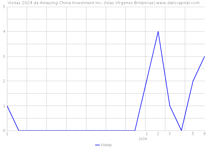 Visitas 2024 de Amazing China Investment Inc. (Islas Vírgenes Británicas) 