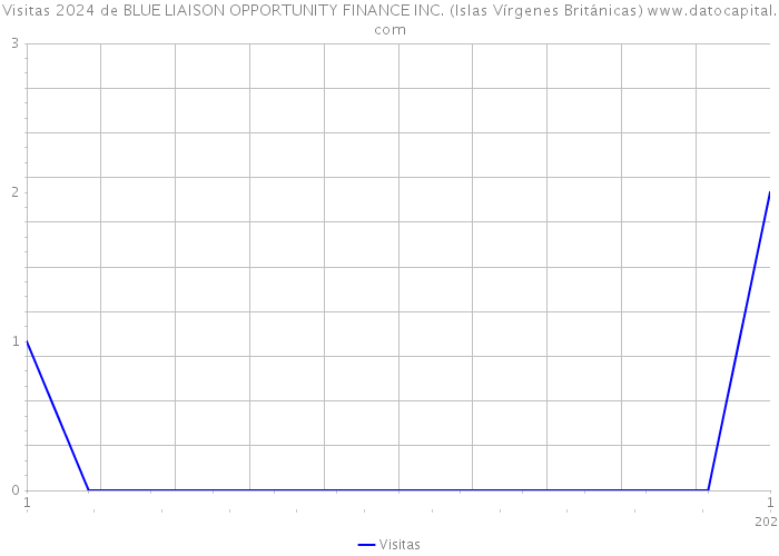 Visitas 2024 de BLUE LIAISON OPPORTUNITY FINANCE INC. (Islas Vírgenes Británicas) 