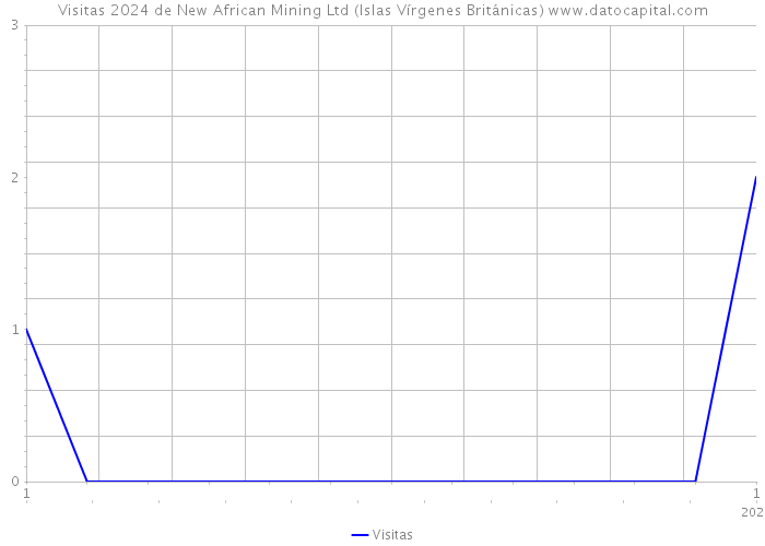 Visitas 2024 de New African Mining Ltd (Islas Vírgenes Británicas) 